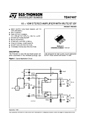 DataSheet TDA7497 pdf
